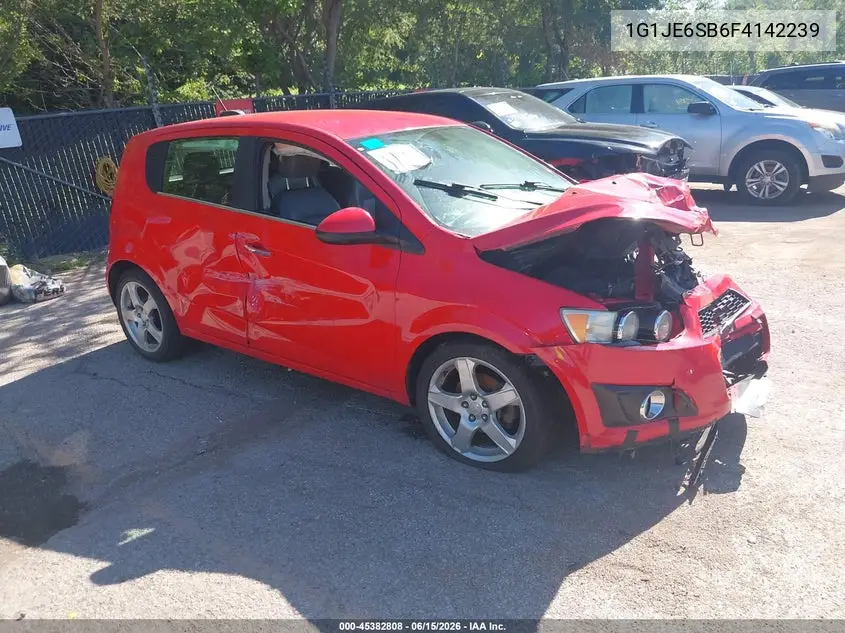 2015 Chevrolet Sonic Ltz Auto VIN: 1G1JE6SB6F4142239 Lot: 45382808