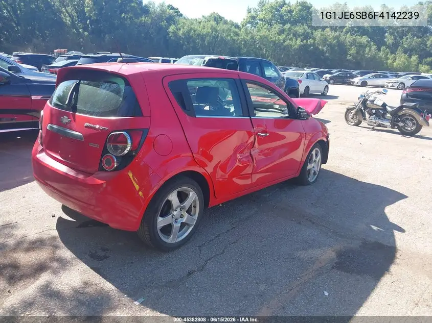 2015 Chevrolet Sonic Ltz Auto VIN: 1G1JE6SB6F4142239 Lot: 45382808