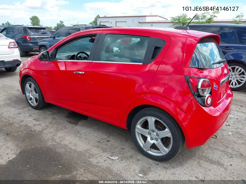 2015 Chevrolet Sonic Ltz Auto VIN: 1G1JE6SB4F4146127 Lot: 45383310