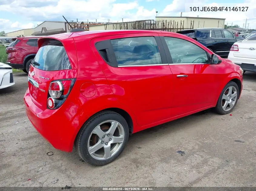2015 Chevrolet Sonic Ltz Auto VIN: 1G1JE6SB4F4146127 Lot: 45383310