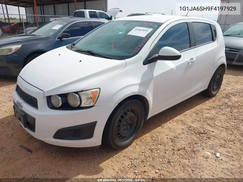 2015 Chevrolet Sonic Ls Auto VIN: 1G1JA6SH9F4197929 Lot: 45403894