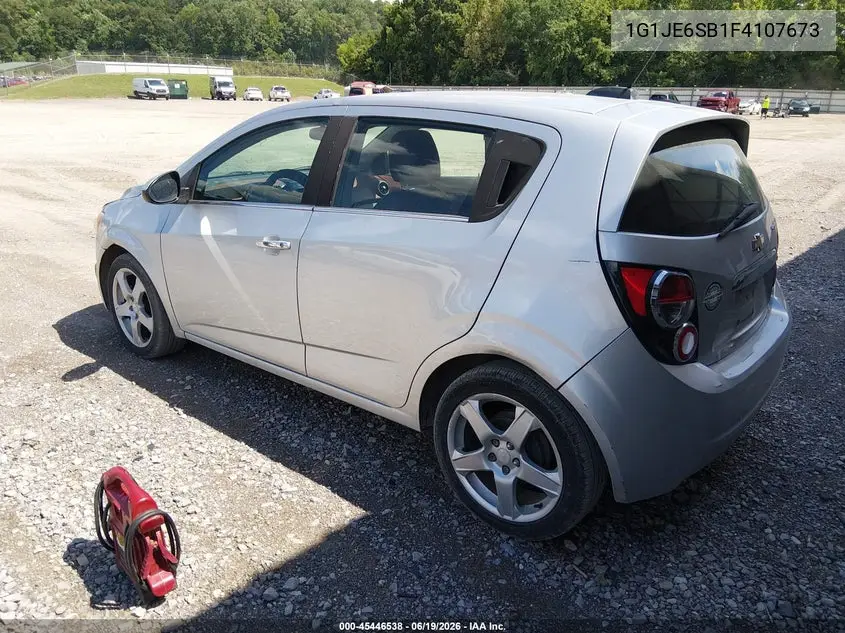 2015 Chevrolet Sonic Ltz Auto VIN: 1G1JE6SB1F4107673 Lot: 45446538