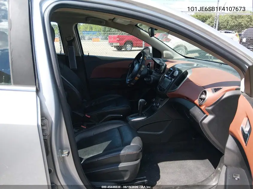 2015 Chevrolet Sonic Ltz Auto VIN: 1G1JE6SB1F4107673 Lot: 45446538