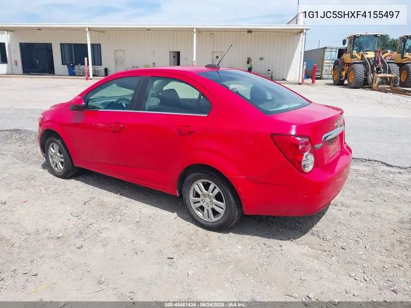 2015 Chevrolet Sonic Lt Auto VIN: 1G1JC5SHXF4155497 Lot: 45461434