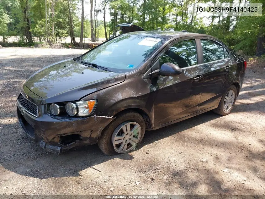 2015 Chevrolet Sonic Lt Auto VIN: 1G1JC5SH9F4140425 Lot: 45504640