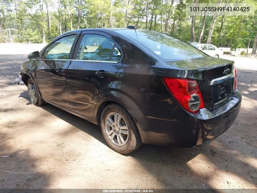 2015 Chevrolet Sonic Lt Auto VIN: 1G1JC5SH9F4140425 Lot: 45504640
