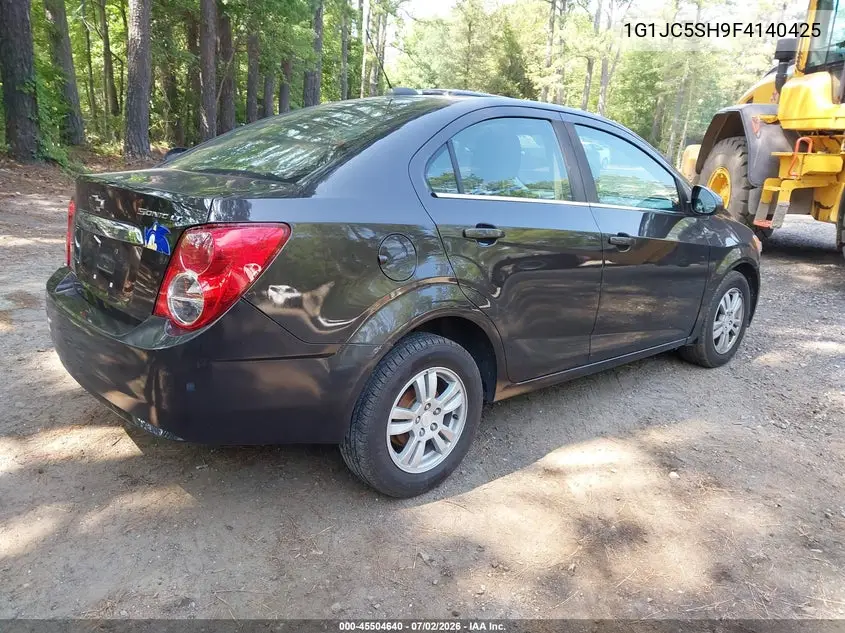 2015 Chevrolet Sonic Lt Auto VIN: 1G1JC5SH9F4140425 Lot: 45504640