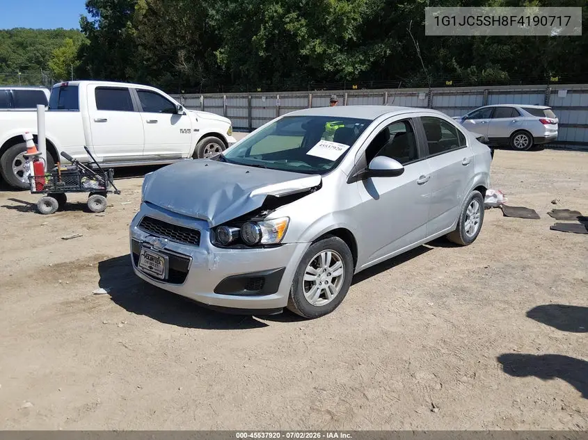 2015 Chevrolet Sonic Lt Auto VIN: 1G1JC5SH8F4190717 Lot: 45537920