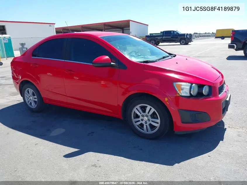 2015 Chevrolet Sonic Lt Auto VIN: 1G1JC5SG8F4189879 Lot: 45579547