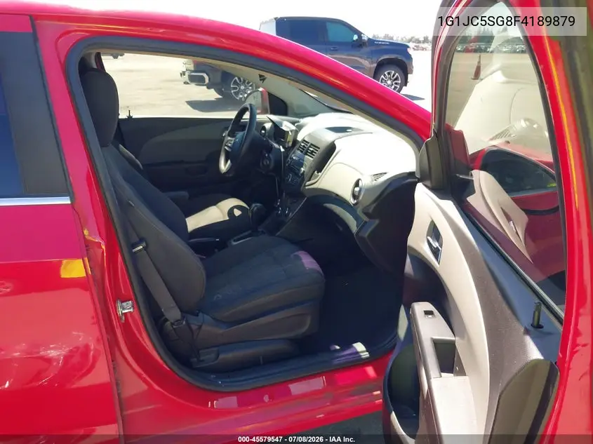 2015 Chevrolet Sonic Lt Auto VIN: 1G1JC5SG8F4189879 Lot: 45579547
