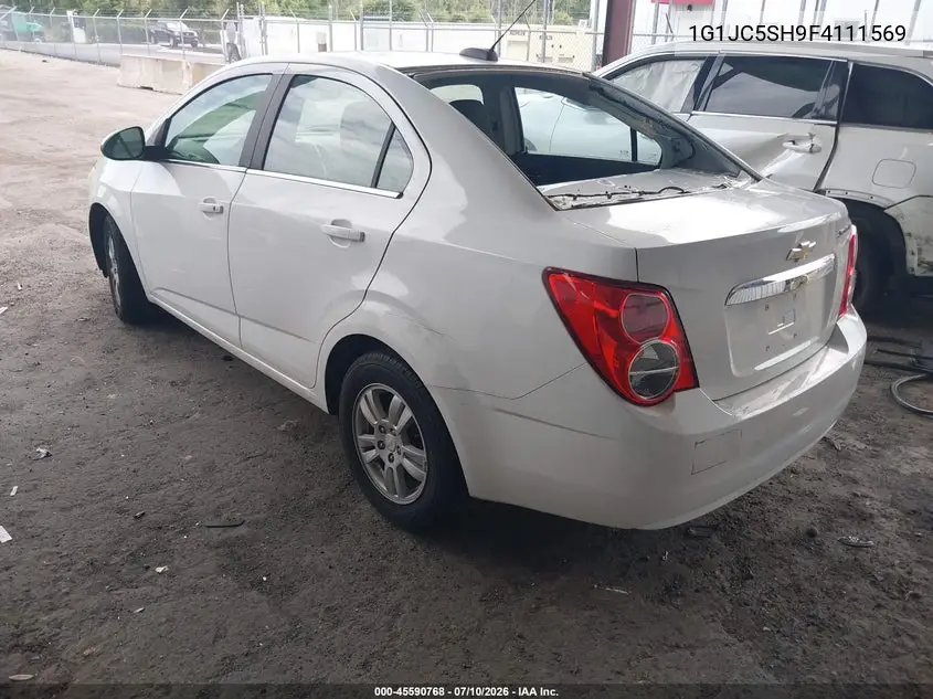 2015 Chevrolet Sonic Lt Auto VIN: 1G1JC5SH9F4111569 Lot: 45590768