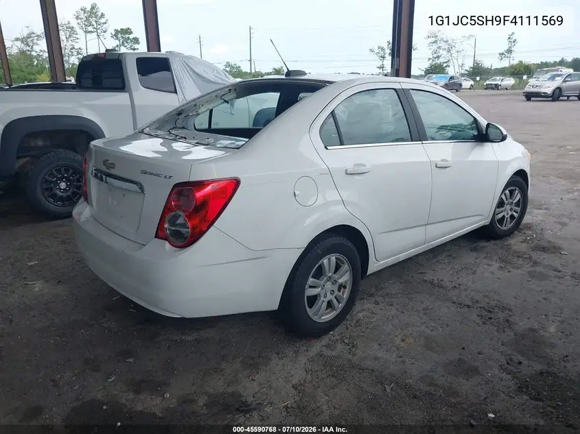 2015 Chevrolet Sonic Lt Auto VIN: 1G1JC5SH9F4111569 Lot: 45590768