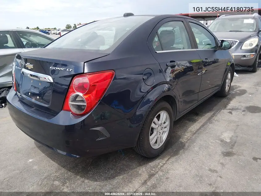 2015 Chevrolet Sonic Lt Auto VIN: 1G1JC5SH4F4180735 Lot: 45625204