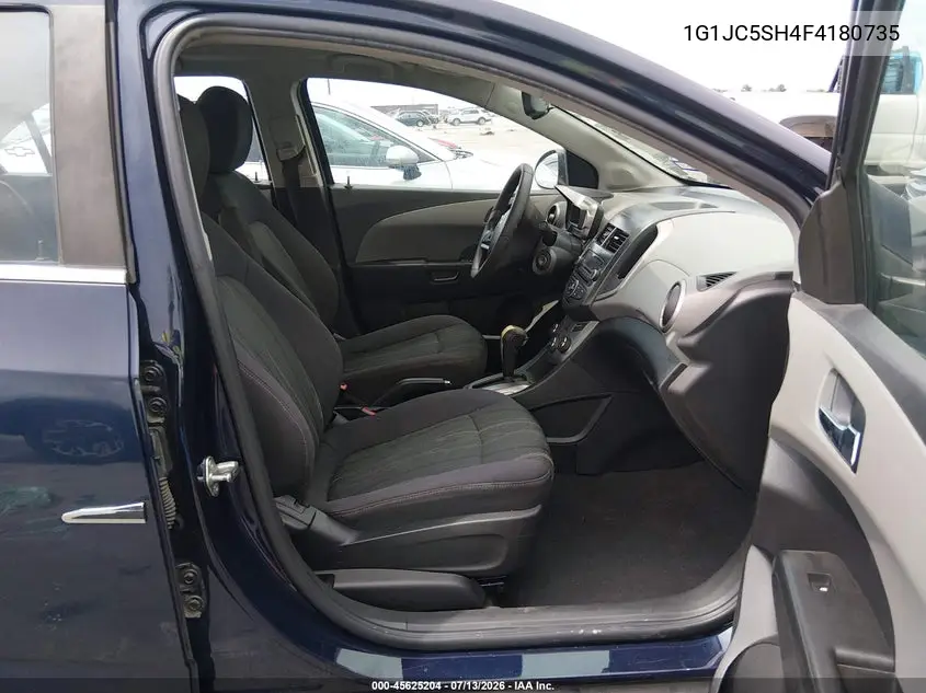 2015 Chevrolet Sonic Lt Auto VIN: 1G1JC5SH4F4180735 Lot: 45625204