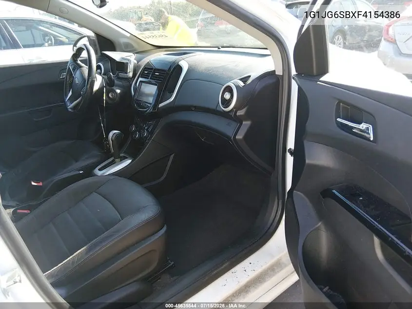 2015 Chevrolet Sonic Rs Auto VIN: 1G1JG6SBXF4154386 Lot: 45635544