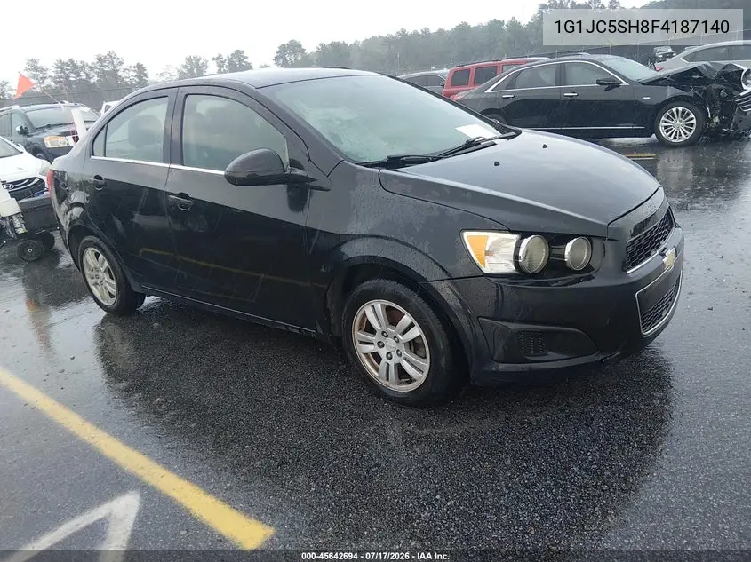2015 Chevrolet Sonic Lt Auto VIN: 1G1JC5SH8F4187140 Lot: 45642694