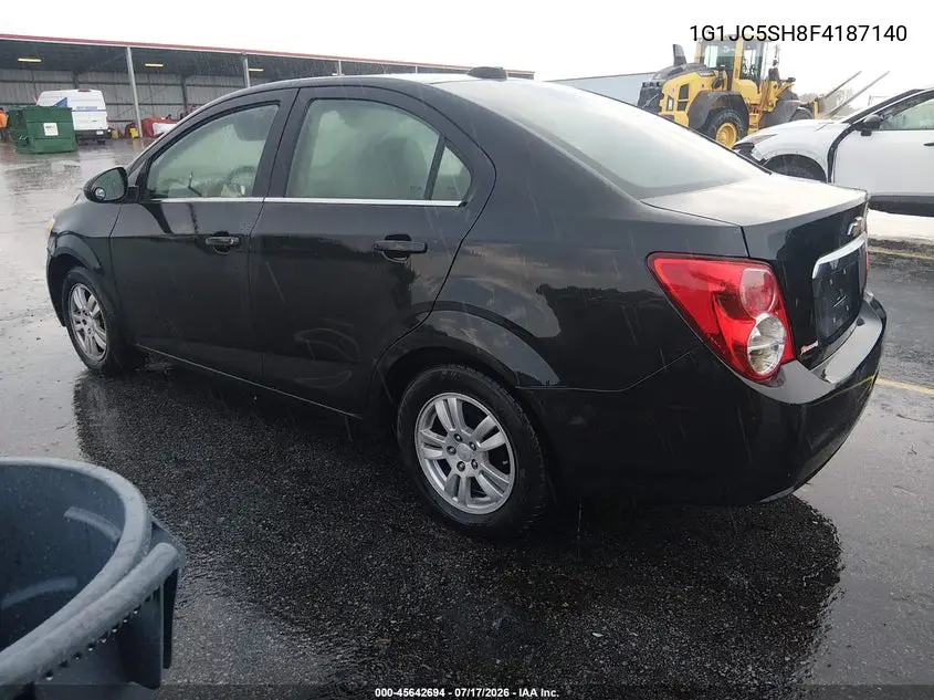 2015 Chevrolet Sonic Lt Auto VIN: 1G1JC5SH8F4187140 Lot: 45642694