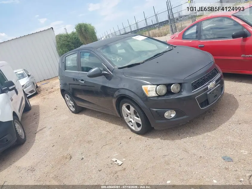 2015 Chevrolet Sonic Ltz Auto VIN: 1G1JE6SB5F4124993 Lot: 45645391