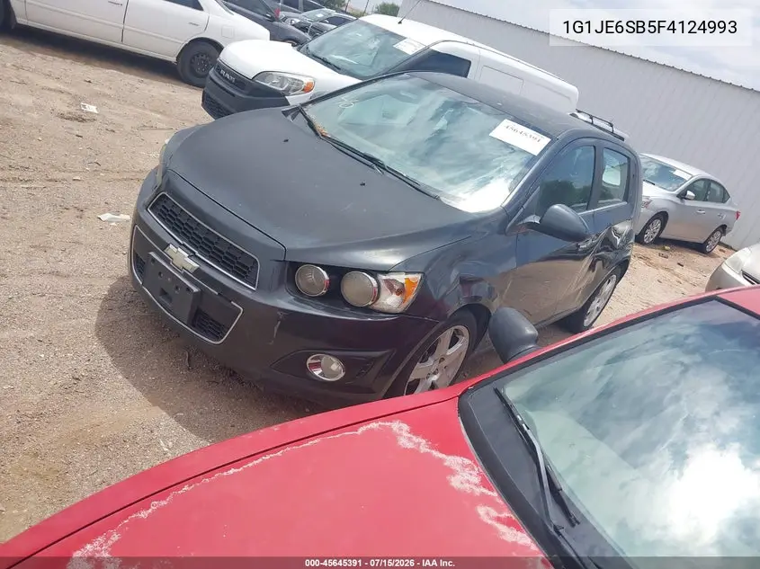 2015 Chevrolet Sonic Ltz Auto VIN: 1G1JE6SB5F4124993 Lot: 45645391