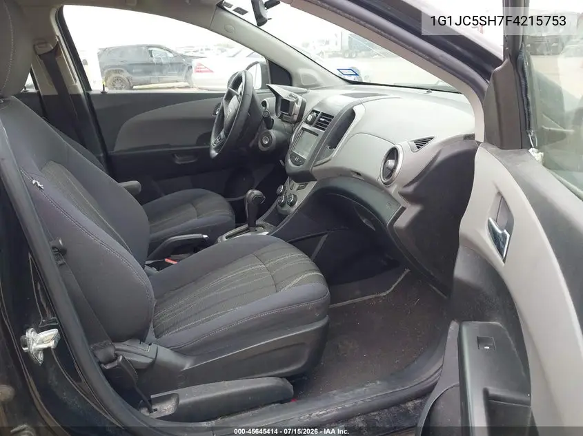 2015 Chevrolet Sonic Lt Auto VIN: 1G1JC5SH7F4215753 Lot: 45645414