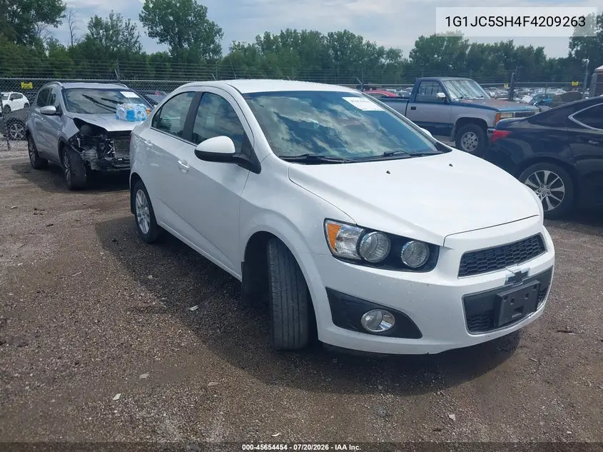 2015 Chevrolet Sonic Lt Auto VIN: 1G1JC5SH4F4209263 Lot: 45654454