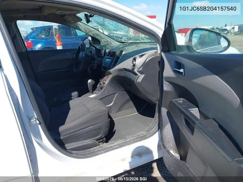 2016 Chevrolet Sonic Lt VIN: 1G1JC6SB2G4157540 Lot: 30092076