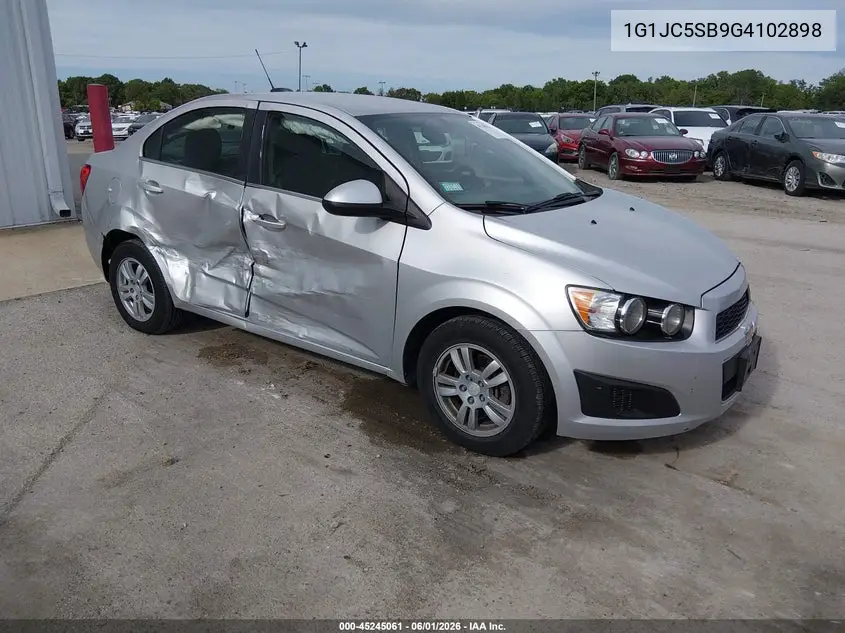 2016 Chevrolet Sonic Lt Auto VIN: 1G1JC5SB9G4102898 Lot: 45245061
