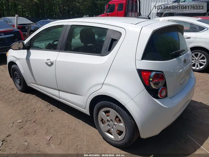 2016 Chevrolet Sonic Ls Auto VIN: 1G1JA6SH1G4176333 Lot: 45334092