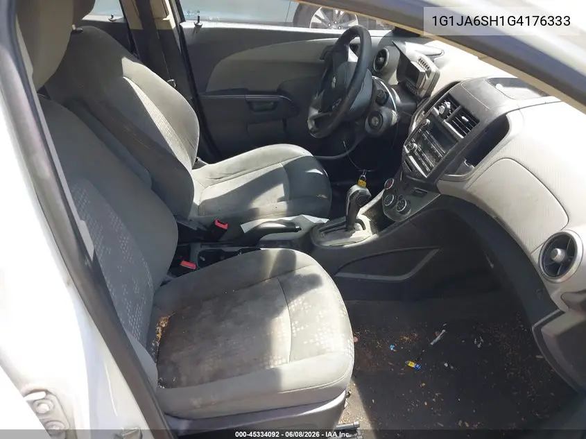 2016 Chevrolet Sonic Ls Auto VIN: 1G1JA6SH1G4176333 Lot: 45334092