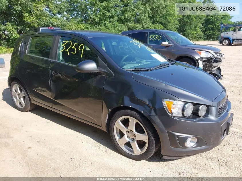 2016 Chevrolet Sonic Lt Auto VIN: 1G1JC6SB4G4172086 Lot: 45513259