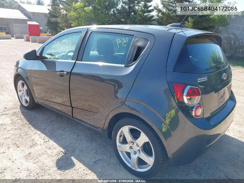 2016 Chevrolet Sonic Lt Auto VIN: 1G1JC6SB4G4172086 Lot: 45513259