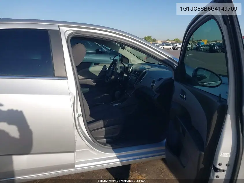 2016 Chevrolet Sonic Lt Auto VIN: 1G1JC5SB6G4149709 Lot: 45579226