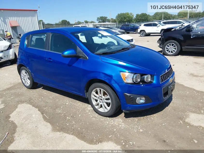2016 Chevrolet Sonic Lt Auto VIN: 1G1JC6SH4G4175347 Lot: 45608292
