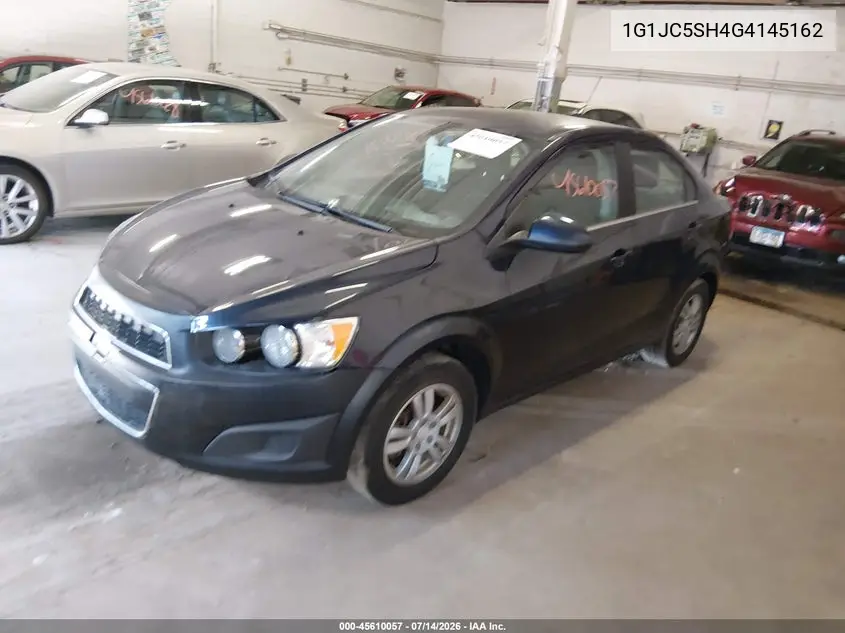2016 Chevrolet Sonic Lt Auto VIN: 1G1JC5SH4G4145162 Lot: 45610057