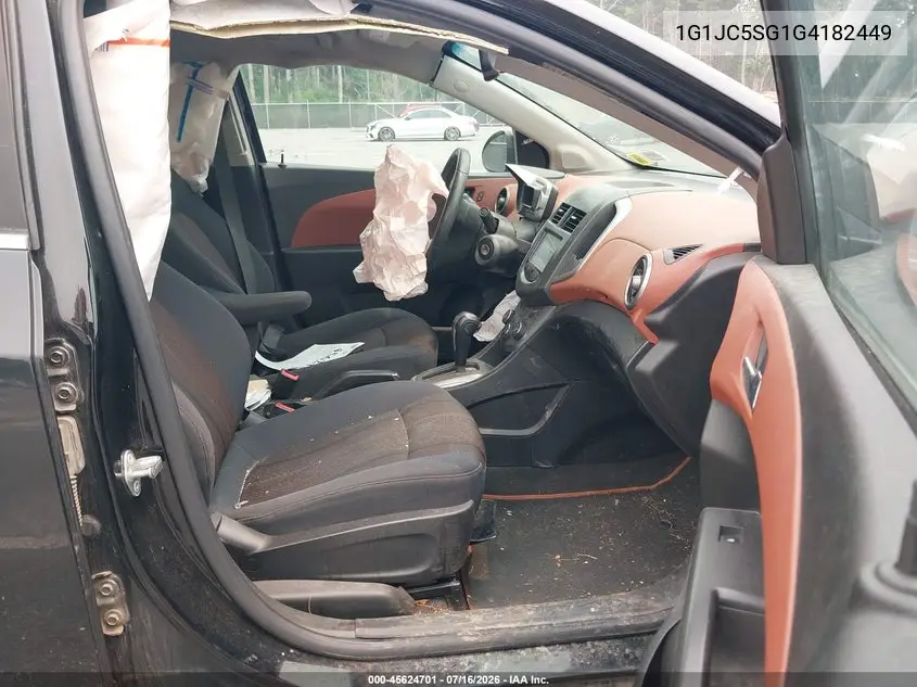 2016 Chevrolet Sonic Lt Auto VIN: 1G1JC5SG1G4182449 Lot: 45624701
