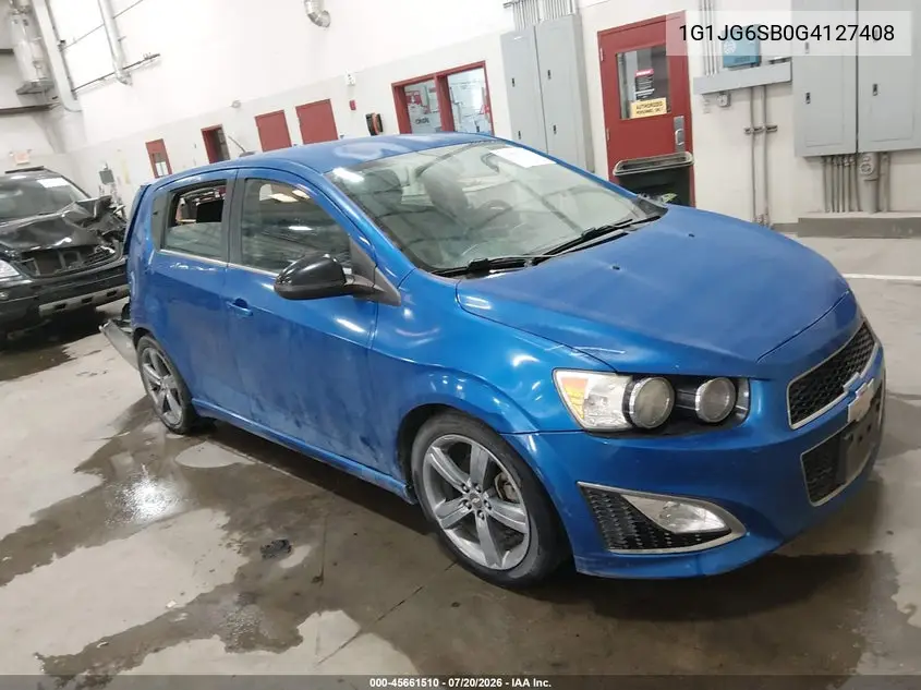 2016 Chevrolet Sonic Rs Auto VIN: 1G1JG6SB0G4127408 Lot: 45661510