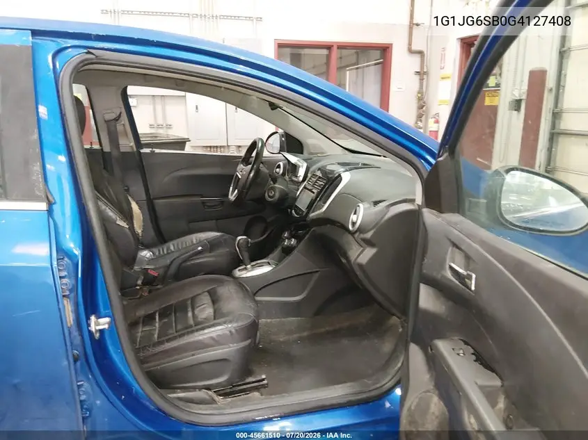 2016 Chevrolet Sonic Rs Auto VIN: 1G1JG6SB0G4127408 Lot: 45661510