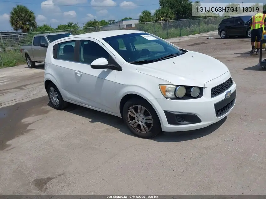 2016 Chevrolet Sonic Lt Auto VIN: 1G1JC6SH7G4113019 Lot: 45669043