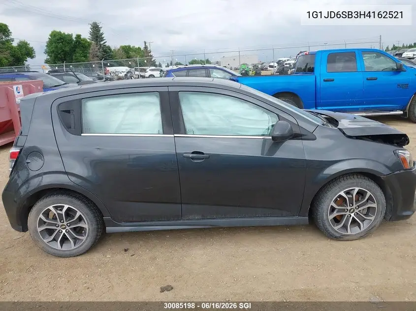 2017 Chevrolet Sonic Lt Auto VIN: 1G1JD6SB3H4162521 Lot: 30085198