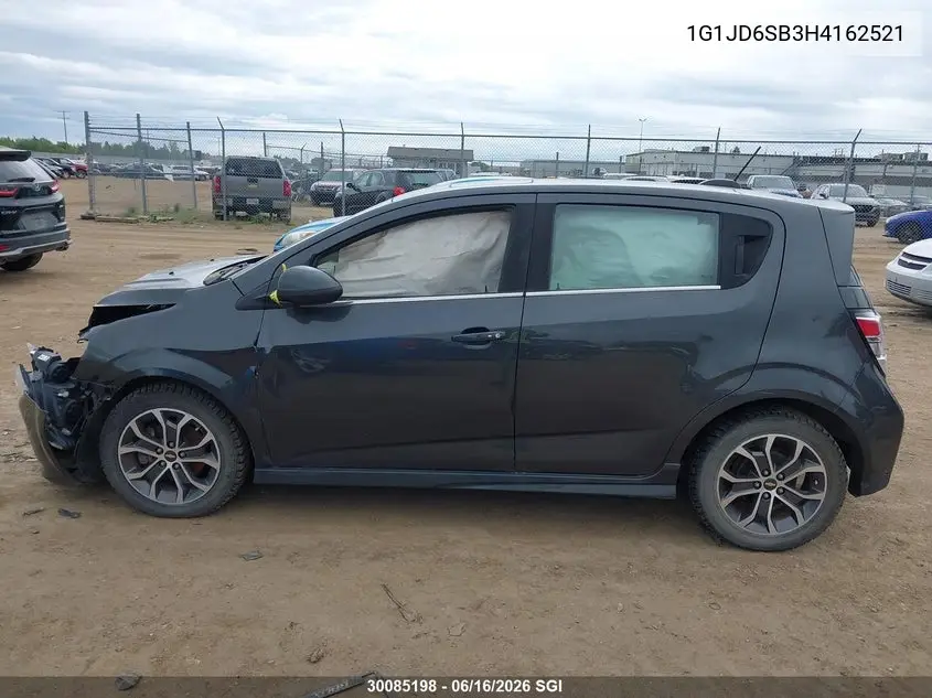 2017 Chevrolet Sonic Lt Auto VIN: 1G1JD6SB3H4162521 Lot: 30085198
