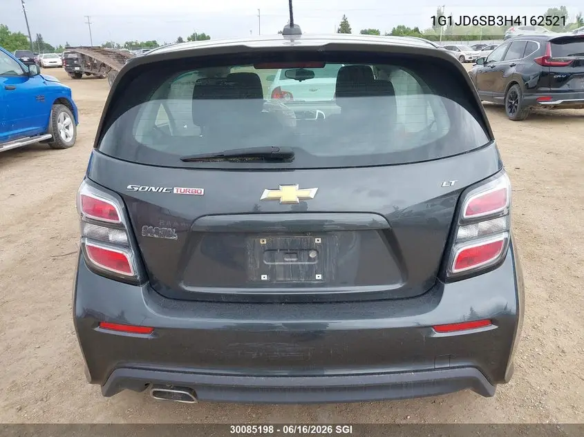2017 Chevrolet Sonic Lt Auto VIN: 1G1JD6SB3H4162521 Lot: 30085198