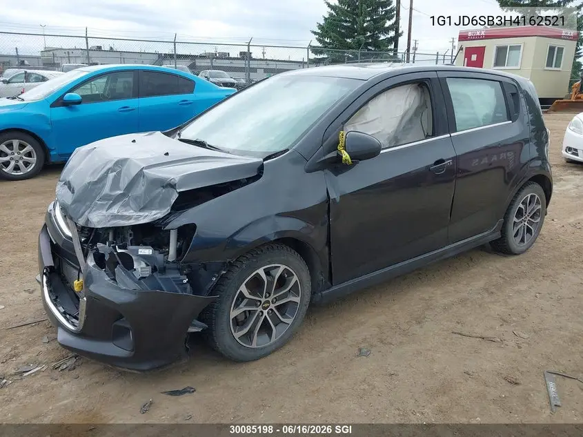 2017 Chevrolet Sonic Lt Auto VIN: 1G1JD6SB3H4162521 Lot: 30085198