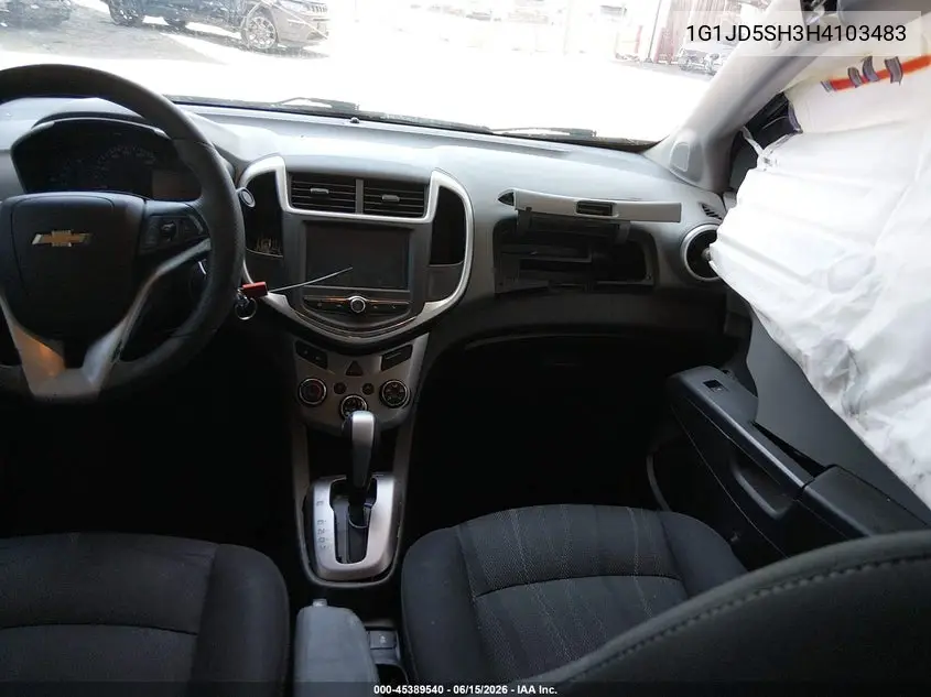 2017 Chevrolet Sonic Lt Auto VIN: 1G1JD5SH3H4103483 Lot: 45389540