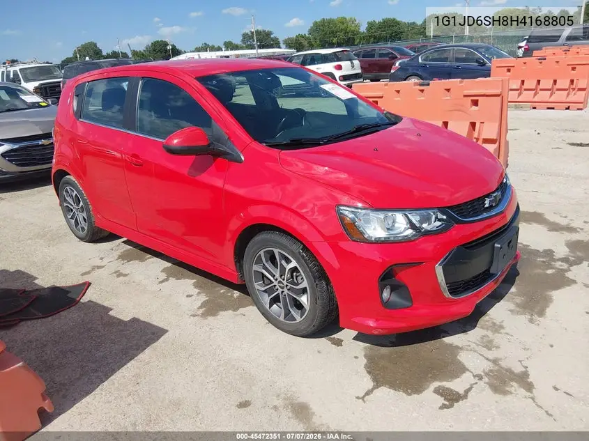 2017 Chevrolet Sonic Lt Auto VIN: 1G1JD6SH8H4168805 Lot: 45472351