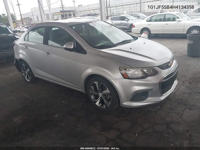 2017 Chevrolet Sonic Premier Auto VIN: 1G1JF5SB4H4134358 Lot: 45508672