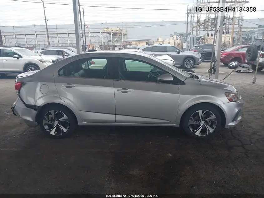 2017 Chevrolet Sonic Premier Auto VIN: 1G1JF5SB4H4134358 Lot: 45508672