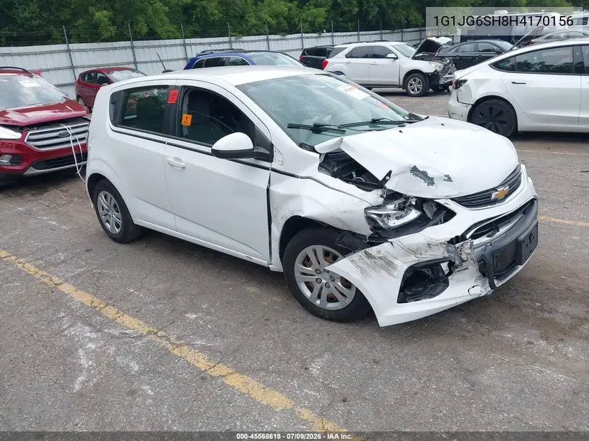 2017 Chevrolet Sonic Lt Auto VIN: 1G1JG6SH8H4170156 Lot: 45568618