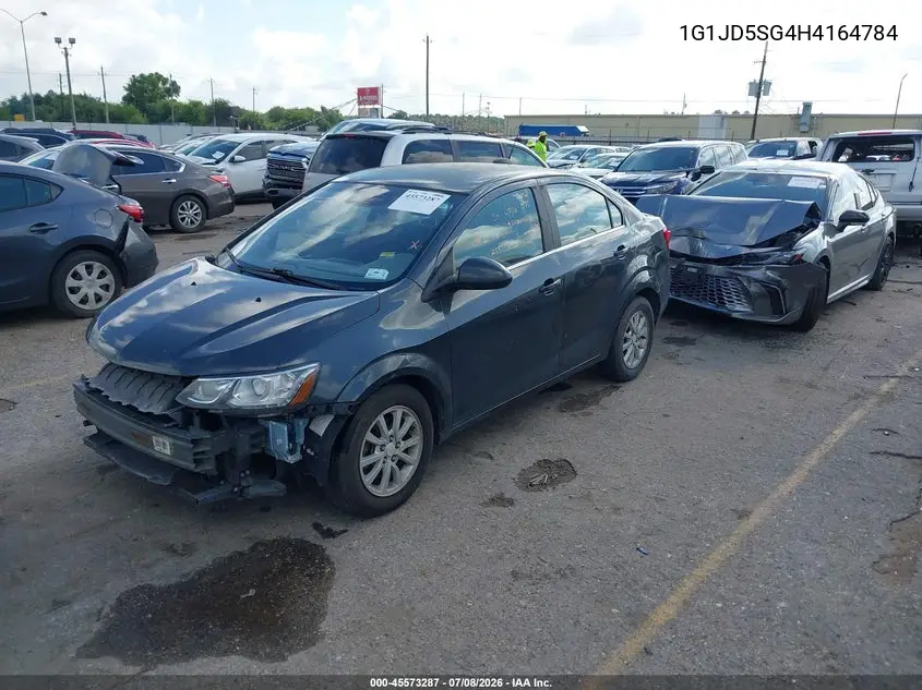 2017 Chevrolet Sonic Lt Auto VIN: 1G1JD5SG4H4164784 Lot: 45573287