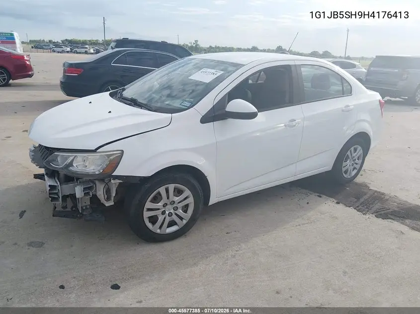 2017 Chevrolet Sonic Ls Auto VIN: 1G1JB5SH9H4176413 Lot: 45577385