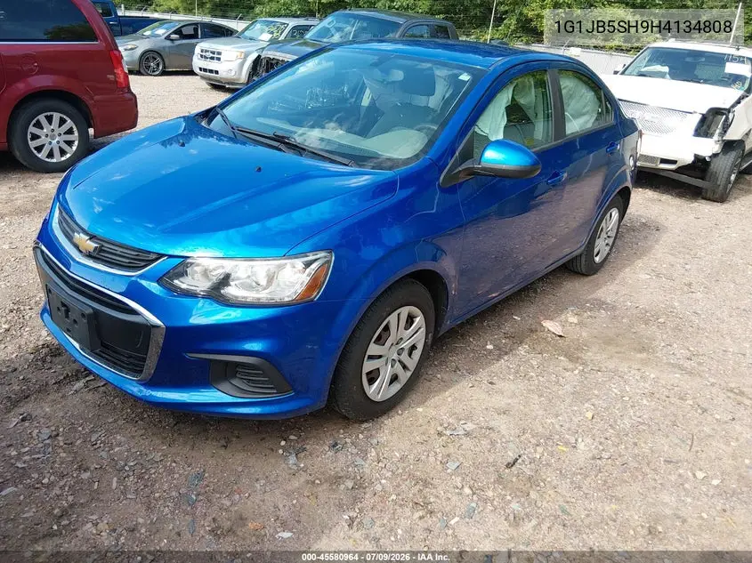 2017 Chevrolet Sonic Ls Auto VIN: 1G1JB5SH9H4134808 Lot: 45580964